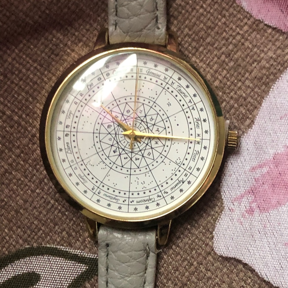 Astrological Signs and Symbols Large Faced Watch